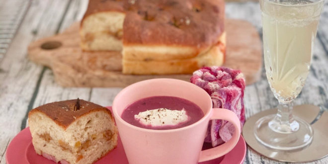 focaccia table pink